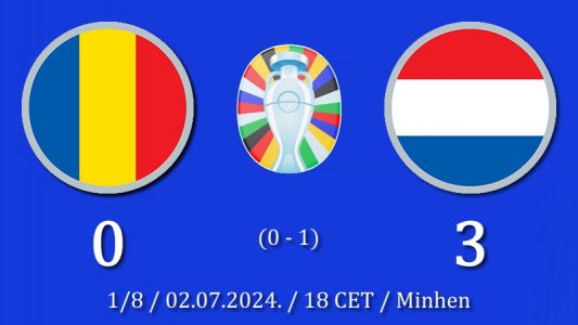 Holandija ubedljiva protiv Rumuna