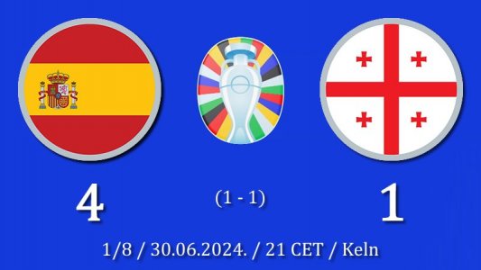 Španci ubedljivi protiv Gruzije