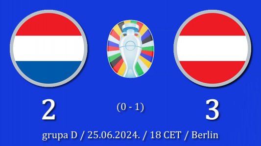 Pobeda Austrije za prvo mesto u grupi