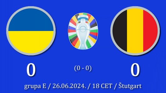 Ukrajincima 4 boda nedovoljno za nokaut fazu