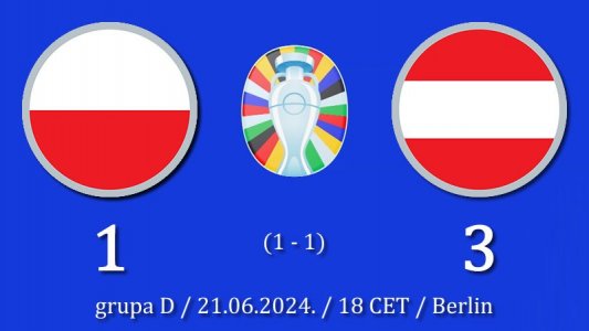 Austrija pobedila Poljsku sa 3:1